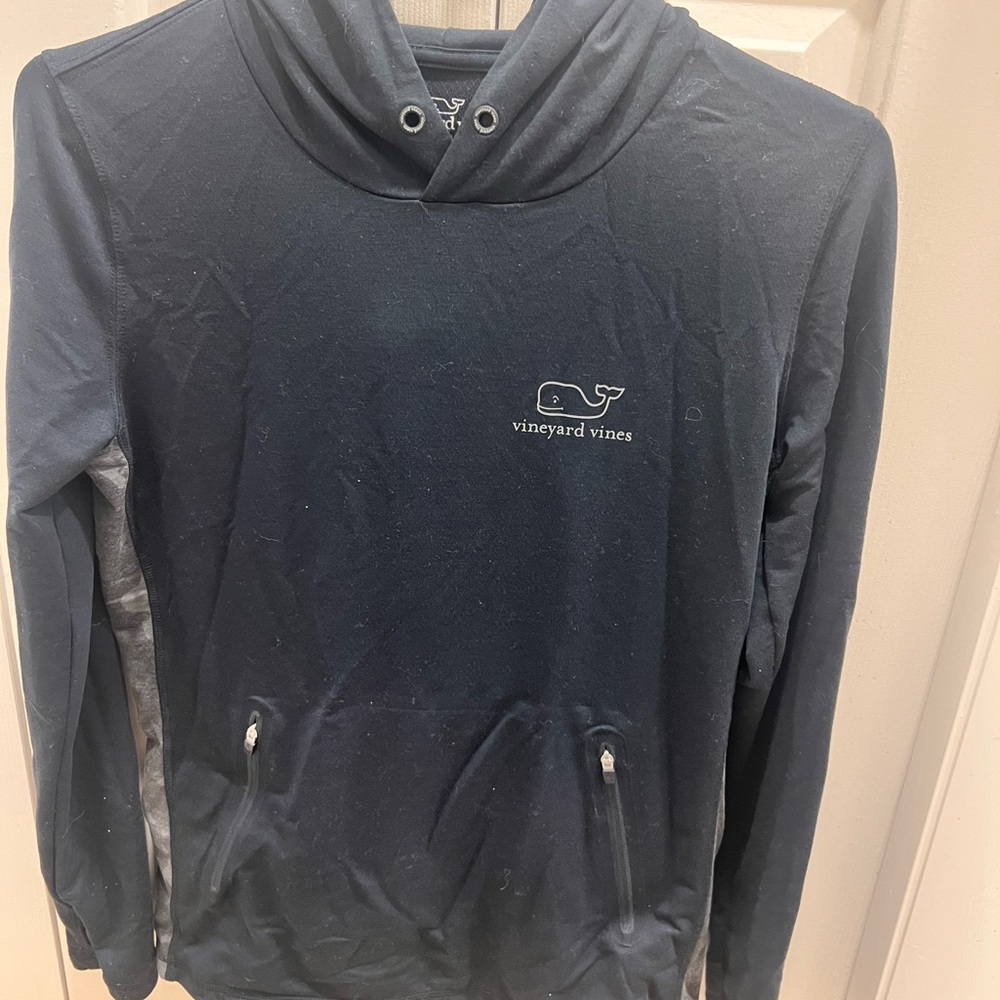 Vineyard Vines Blue Sweater with Whale Logo
